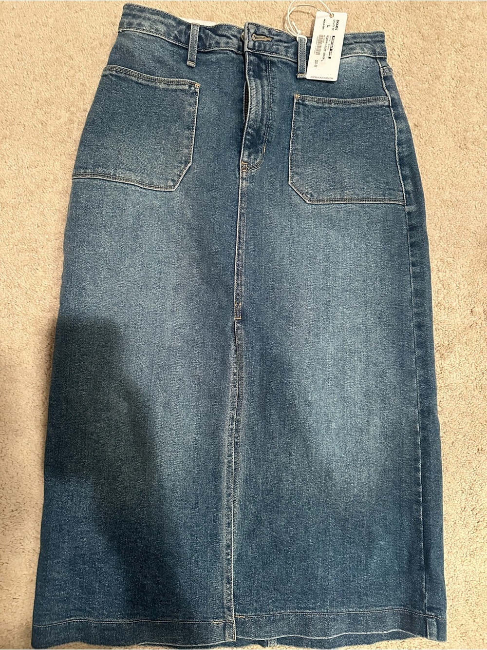 Just Black Denim skirt new with tags size large